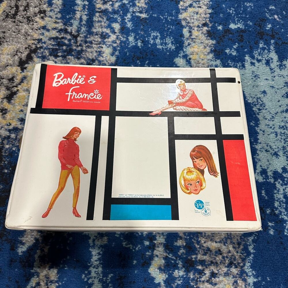 Barbie & Francie VTG 1960s Vinyl Case